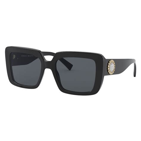 versace black crystal sunglasses